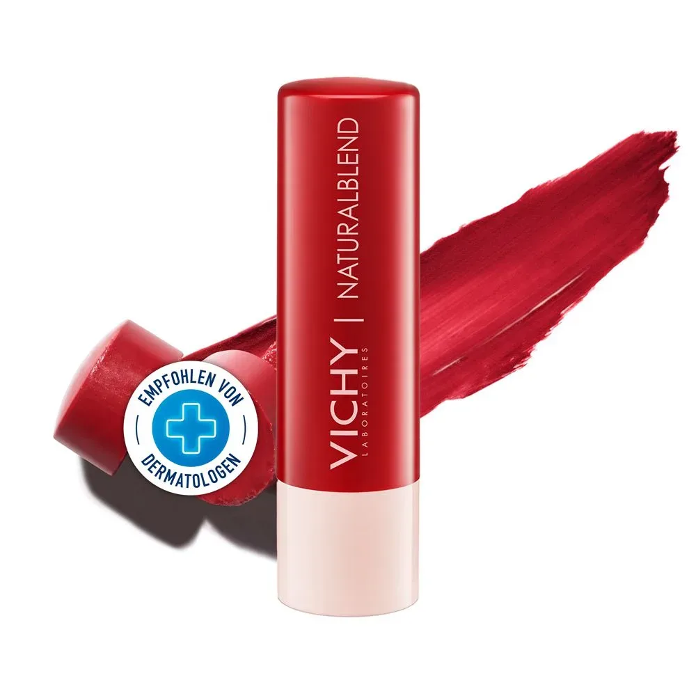 Vichy Naturalblend feuchtigkeitsspendender Lippenbalsam rot