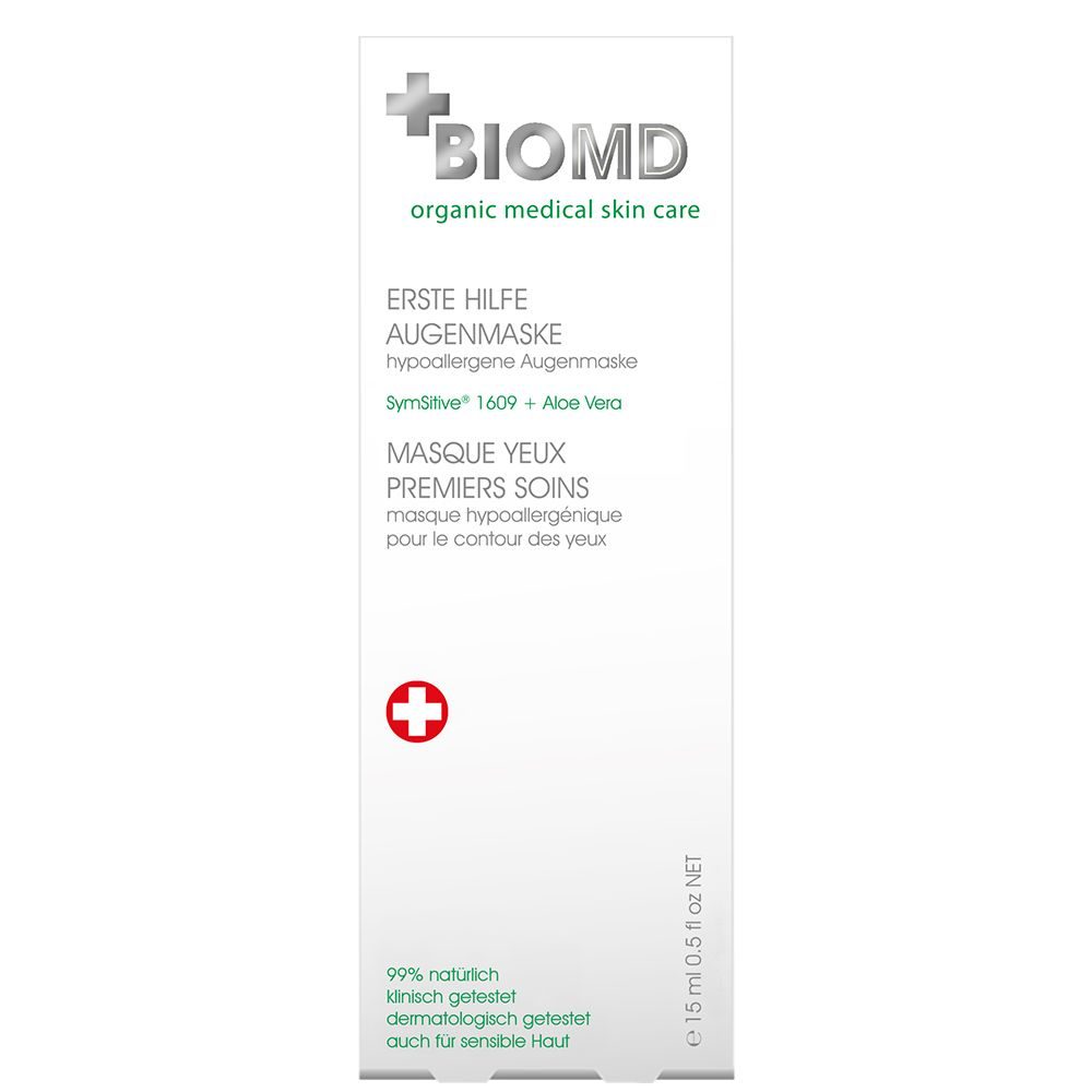 Biomd Erste Hilfe hypoallergene Augenmaske