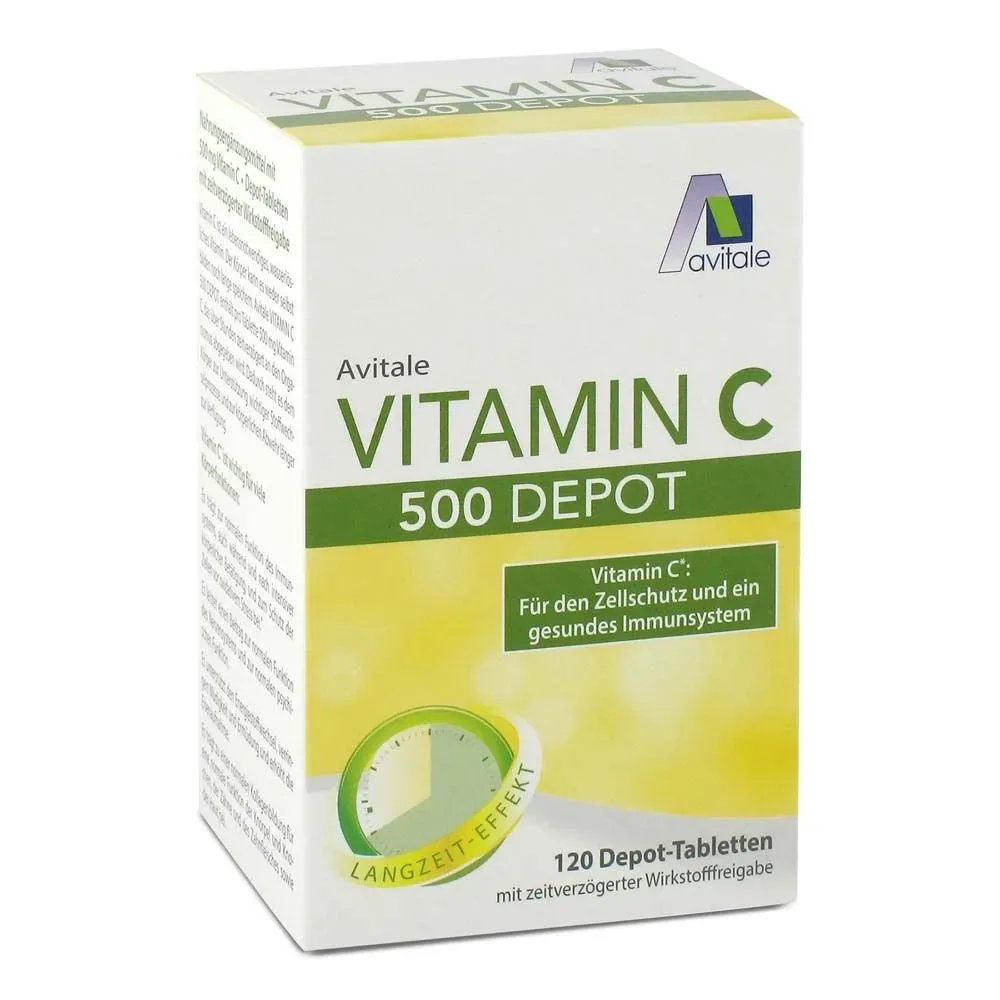 Avitale Vitamin C 500 mg Depot Tabletten mit Langzeitwirkung