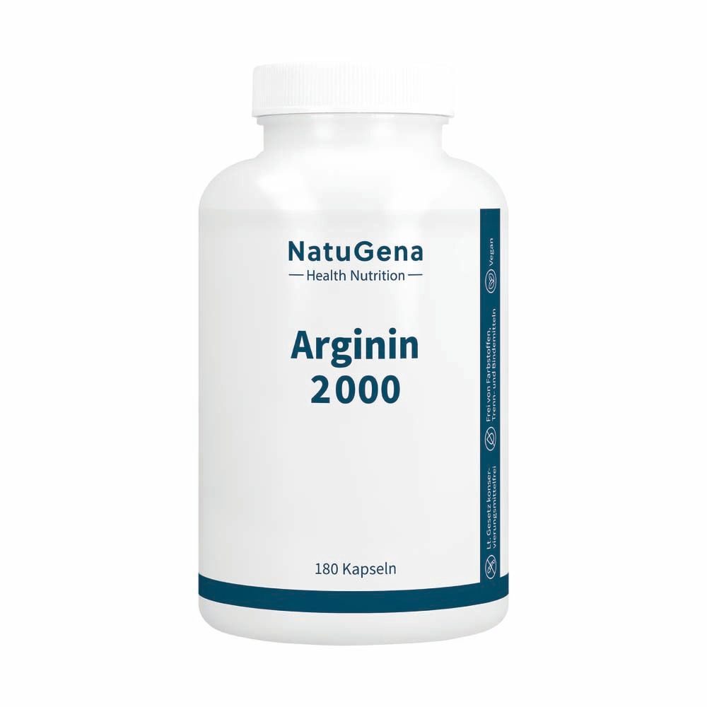 NatuGena Arginin 2000 ? Hochdosiertes Arginin & Citrullin