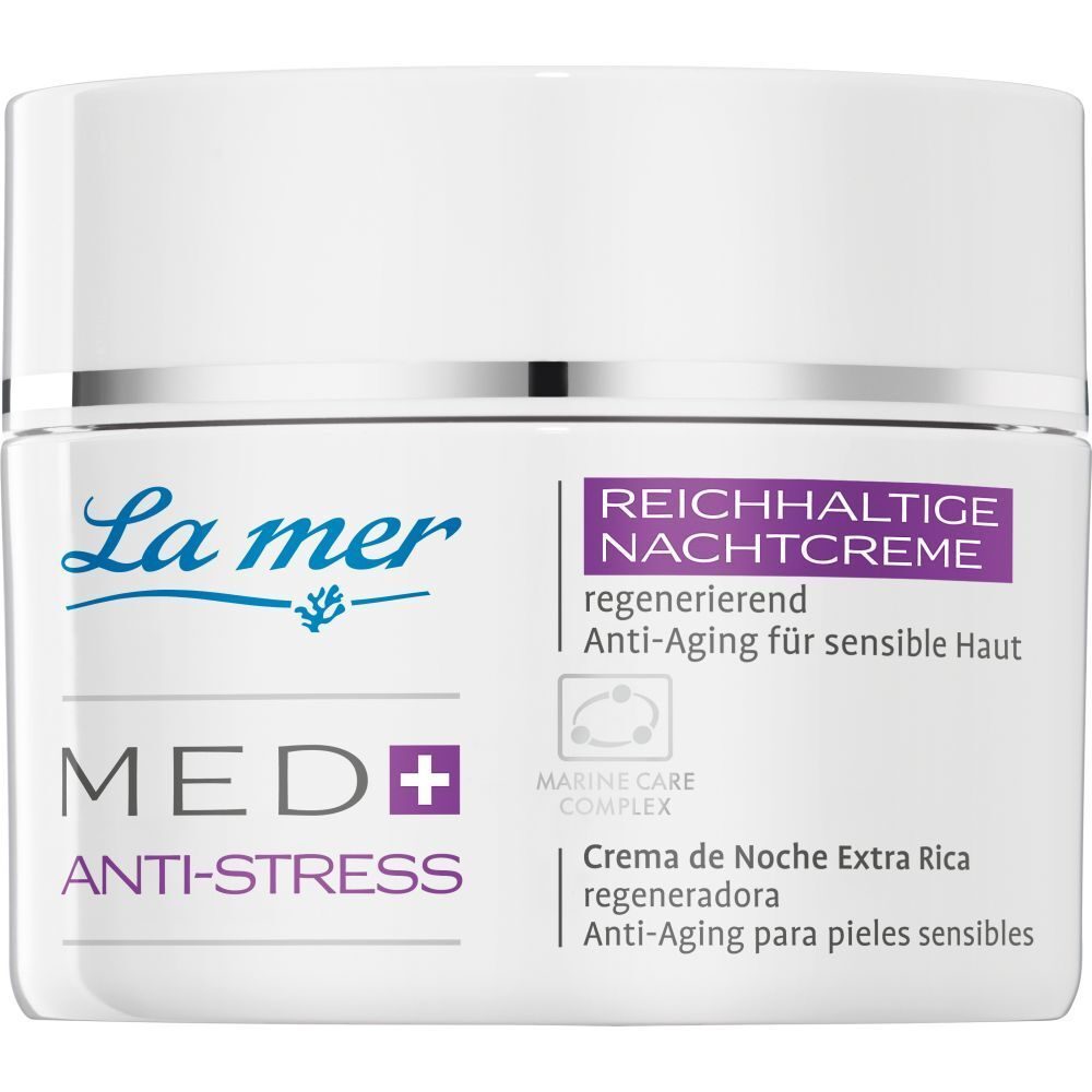 LA MER Med+ Anti-Stress Reichhaltige Nachtcreme ohne Parfum