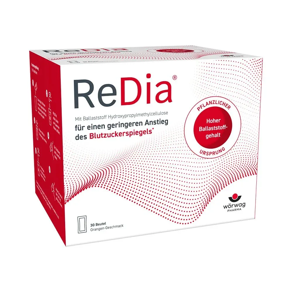ReDia® Ballaststoff-Drink ? für einen geringeren Anstieg des Blutzuckerspiegels