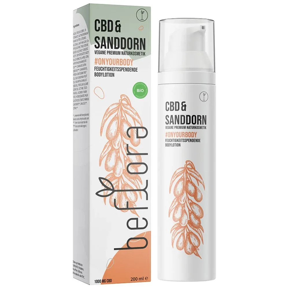 CBD & Sanddorn Feuchtigkeitsspendende Bodylotion