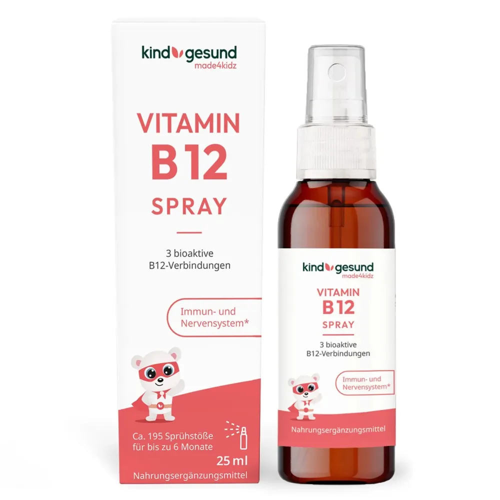 kindgesund® Vitamin B12 Kinder Spray - vegan & kindgerecht