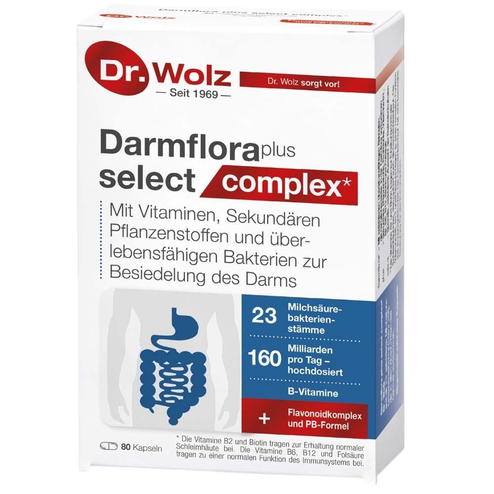 Dr. Wolz Darmflora plus select complex Kapseln (80 Stk)
