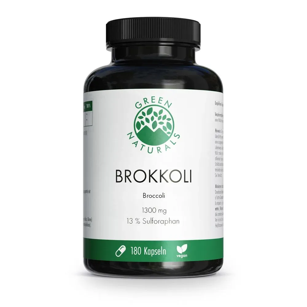 Green Naturals Brokkoli + 13% Sulforaphan 1300 mg vegan