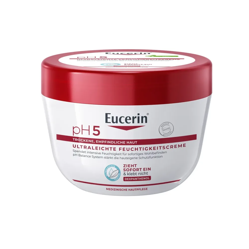 Eucerin - pH5 Ultraleichte Feuchtigkeitscreme, 350 ml