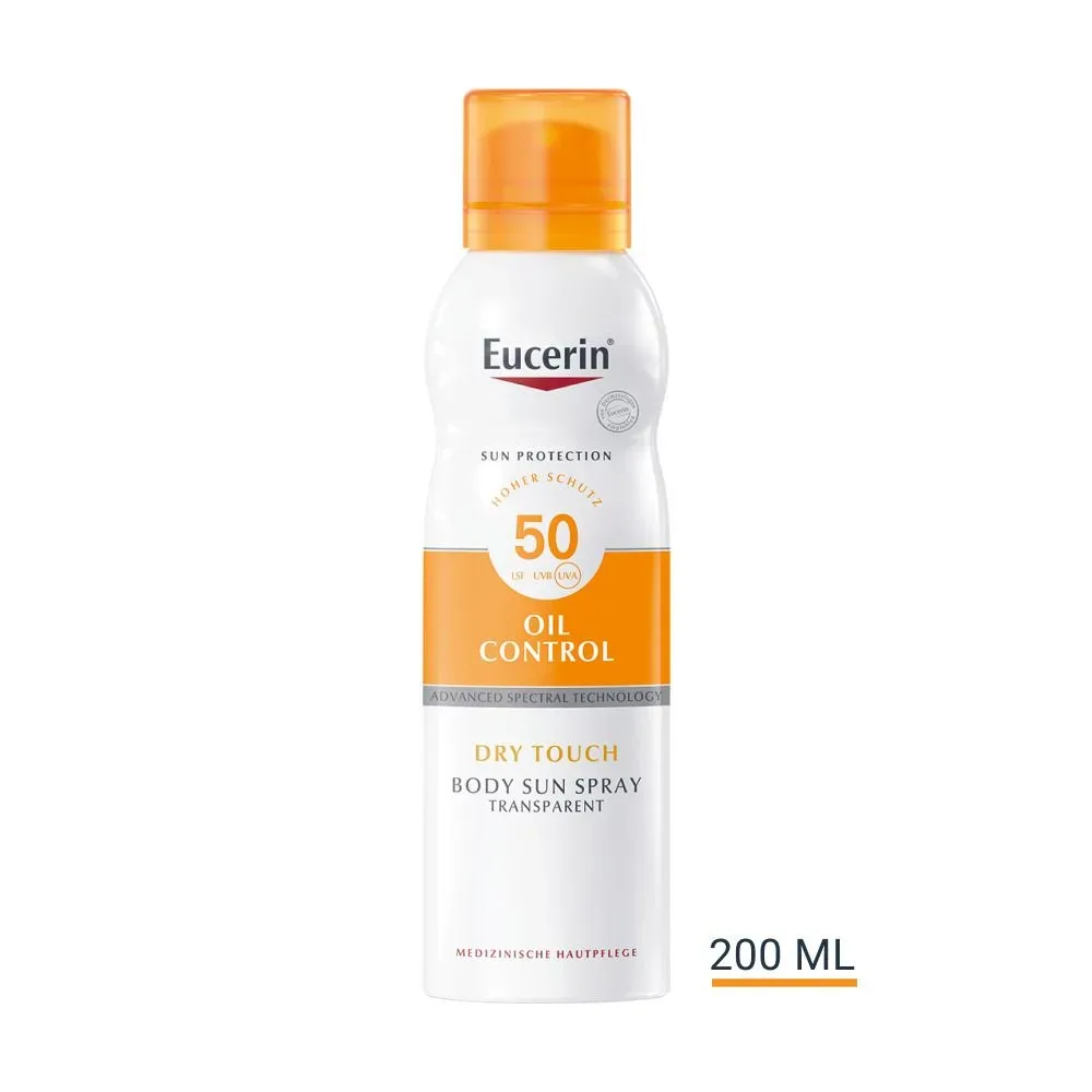 Eucerin Sun Body Spray Oil Control Dry Touch LSF 50 (200ml)