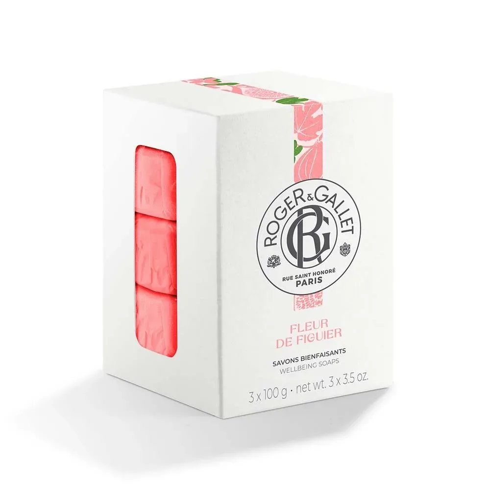 Roger & Gallet - Fleur de Figuier Box mit 3 Wohlfühl-Seifen, Set