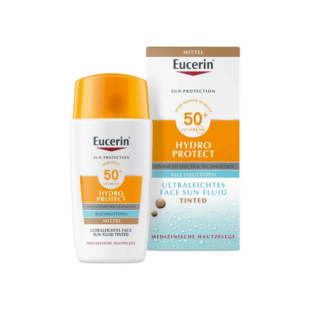 Eucerin - SUN Face Hydro Protect Tinted Medium LSF 50+, 50 ml