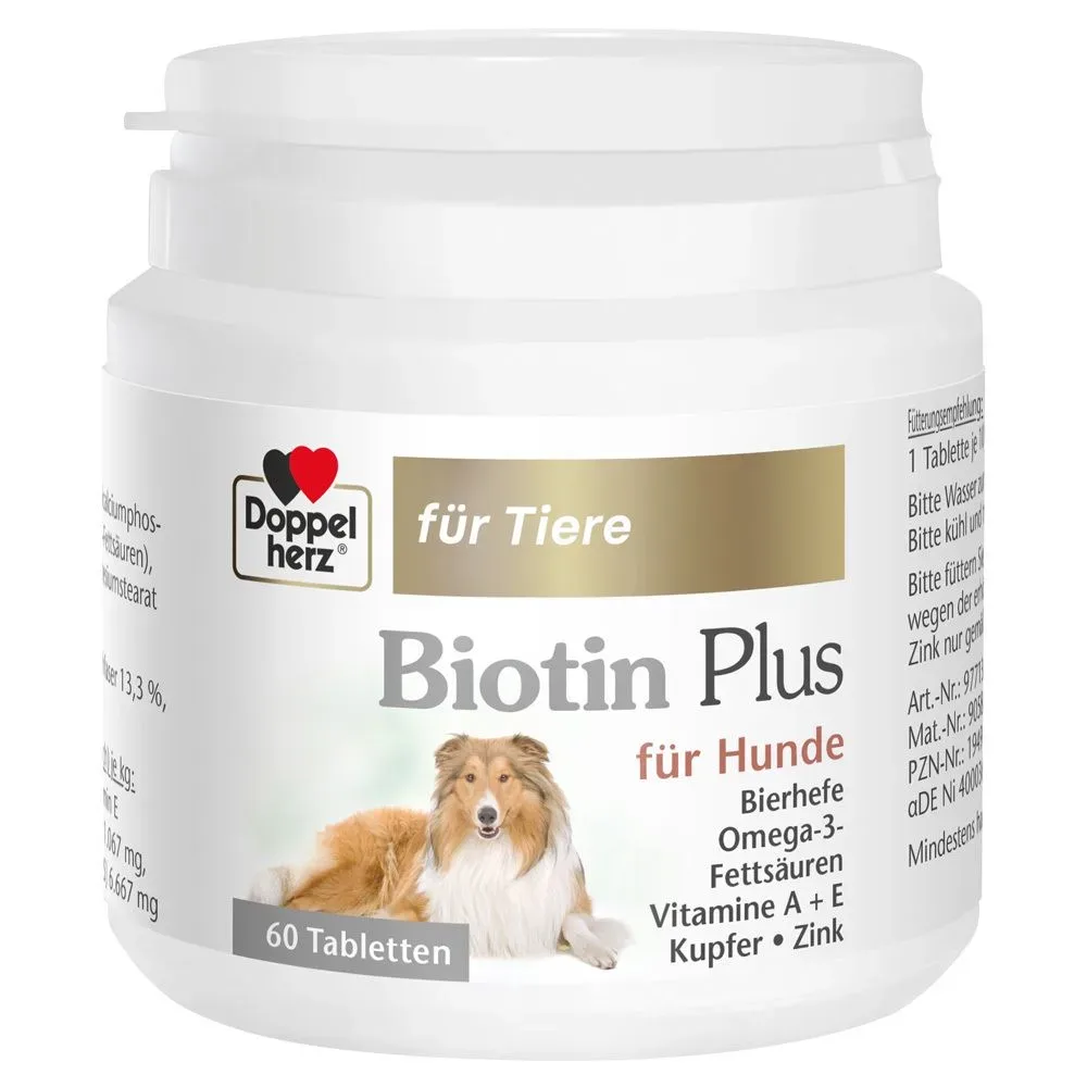 Doppelherz für Tiere Biotin Plus Tabletten für Hunde, Tabletten