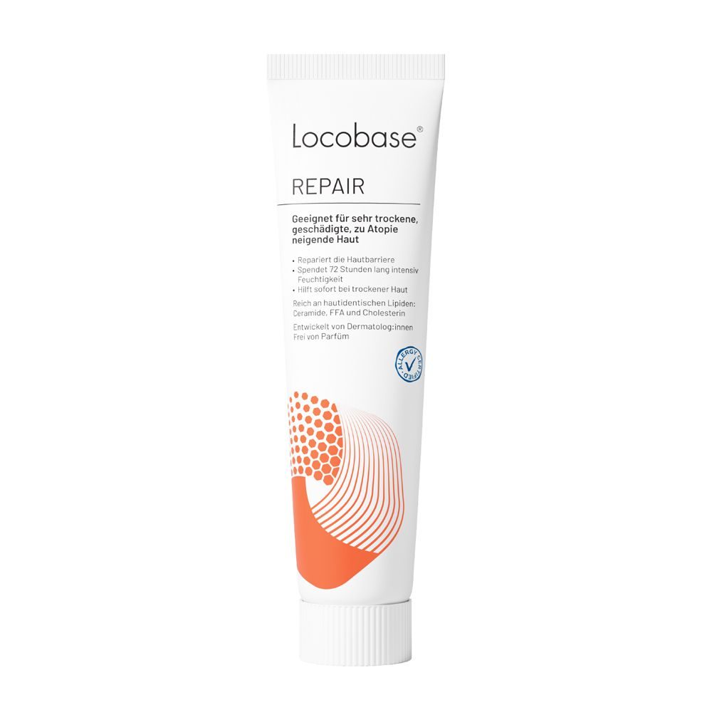Locobase® Repair - Beschleunigt die Reparatur der Hautbarriere - Pflege für rissige und sehr trockene Haut