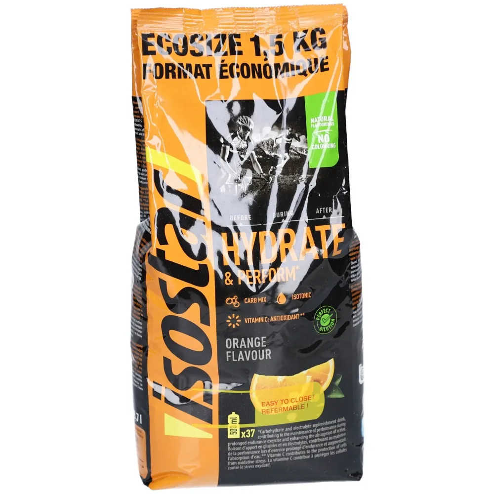 Isostar Hydrate & Perform Orange ? Isotonisches Sportgetränkepulver