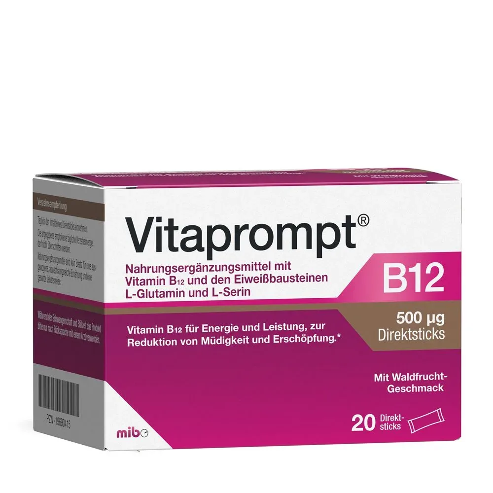 Vitaprompt® B12 500 ?g Direktsticks mit Eiweißbausteinen