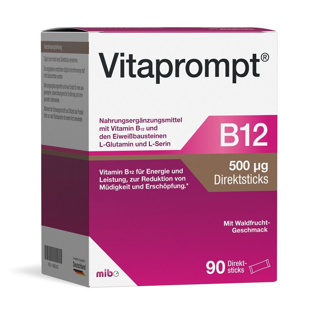 Vitaprompt® B12 500 ?g Direktsticks mit Eiweißbausteinen