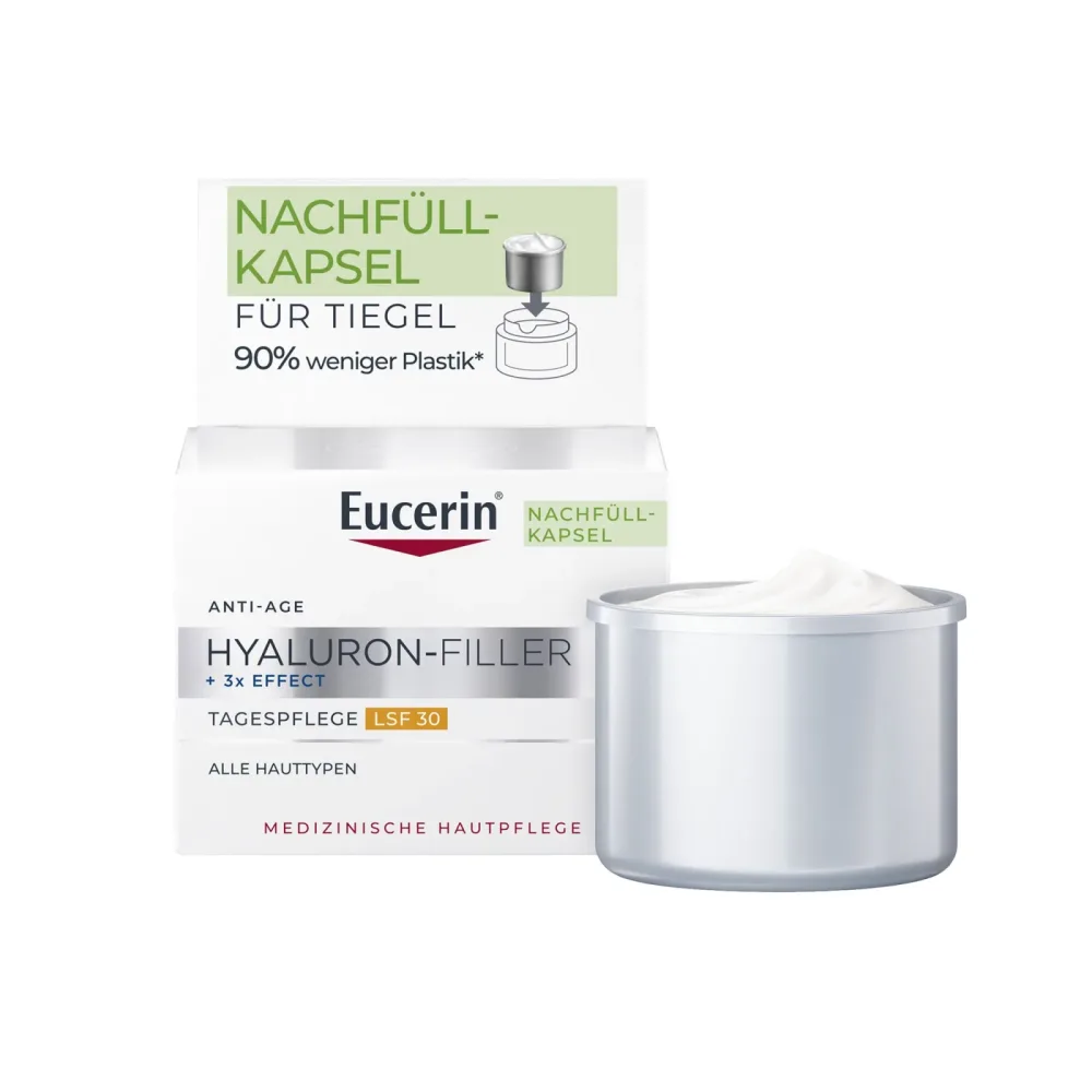 Eucerin - Hyaluron-Filler Tagespflege LSF 30 Nachfüllkapsel, 50 ml