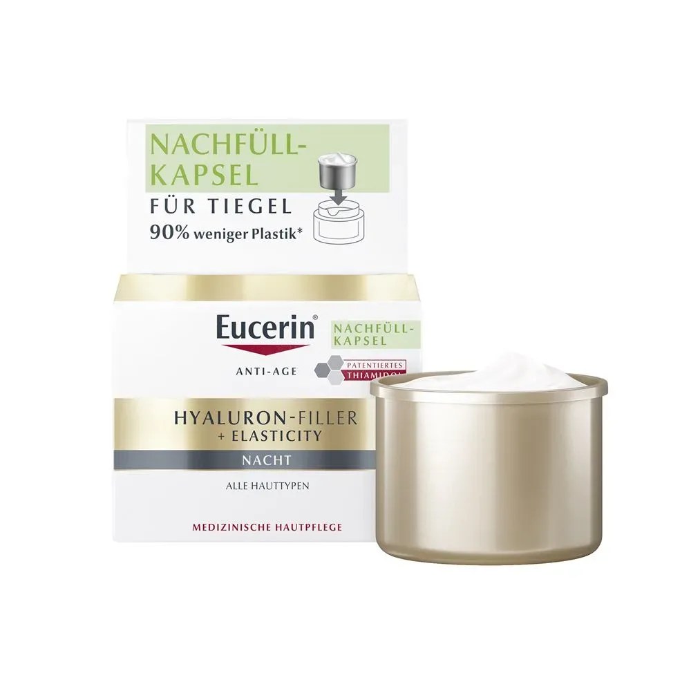 Eucerin - Hyaluron-Filler + Elasticity Nachpflege Nachfüllkapsel, 50 ml