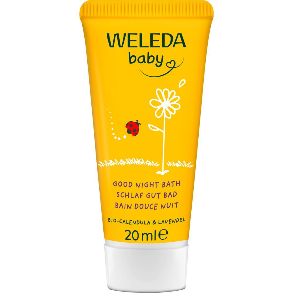 Weleda Baby Calendula Schlaf Gut Bad ? sanftes Pflegebad zur abendlichen Entspannung für Babys
