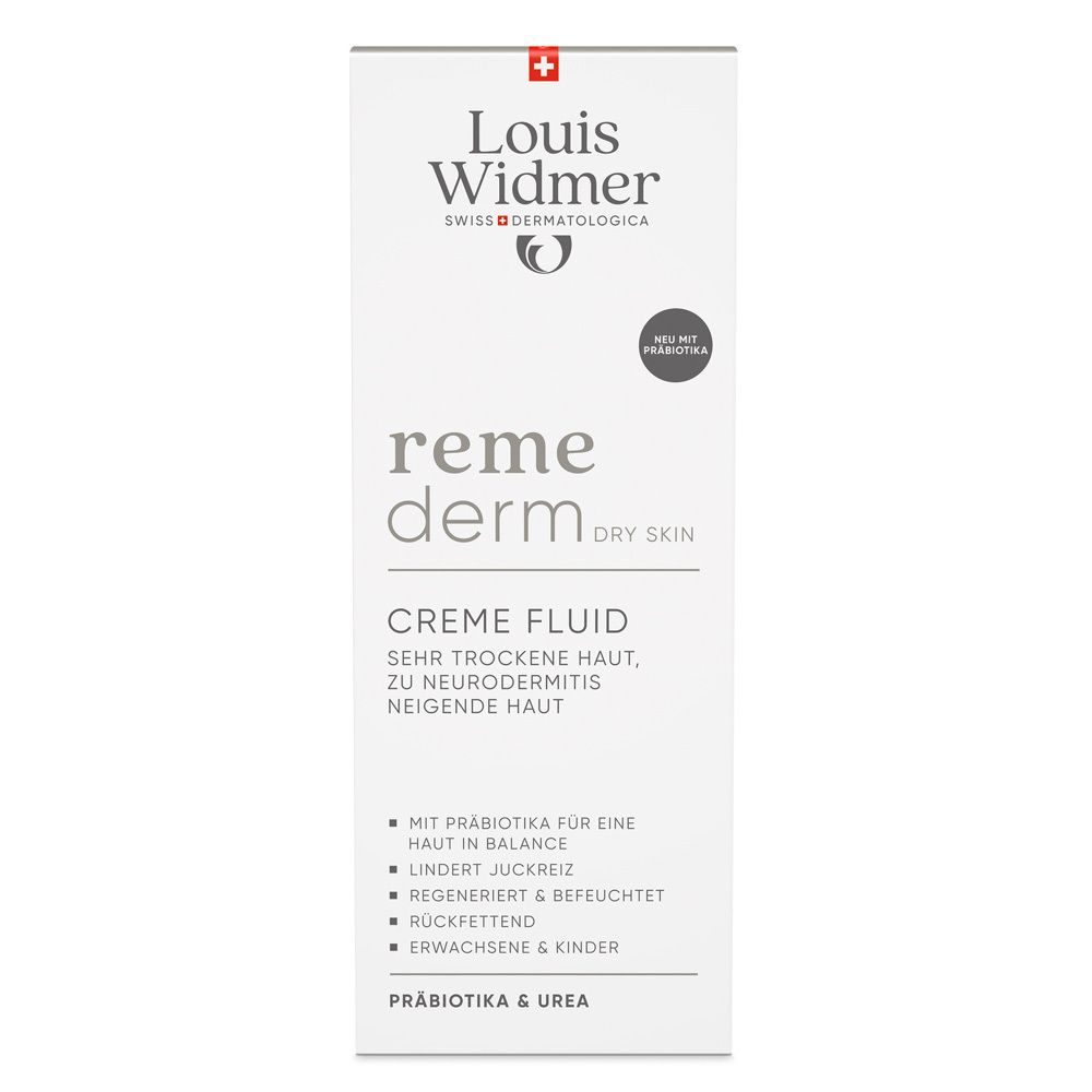 Louis Widmer - remederm Creme Fluid mit Probiotika, 200 ml