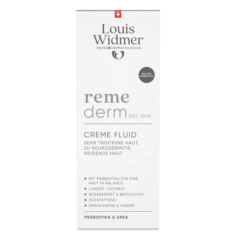 Louis Widmer - remederm Creme Fluid mit Probiotika, 200 ml