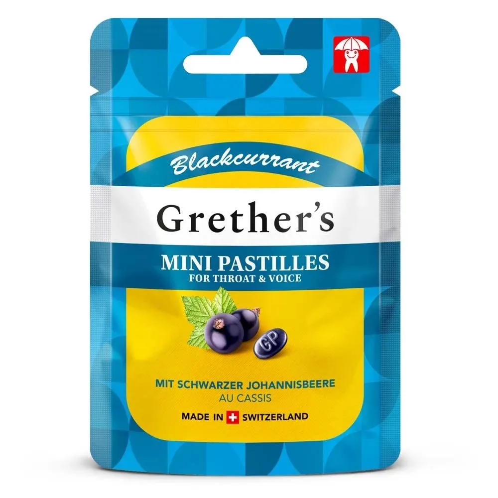 Grether?s Mini Pastillen Blackcurrant Zuckerfrei