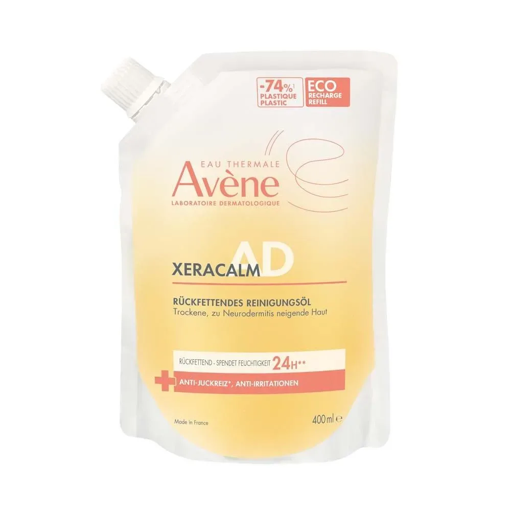 Avène XeraCalm A.D Reinigungsöl Nachfüllpack - gegen Juckreiz und zur Pflege von Neurodermitis