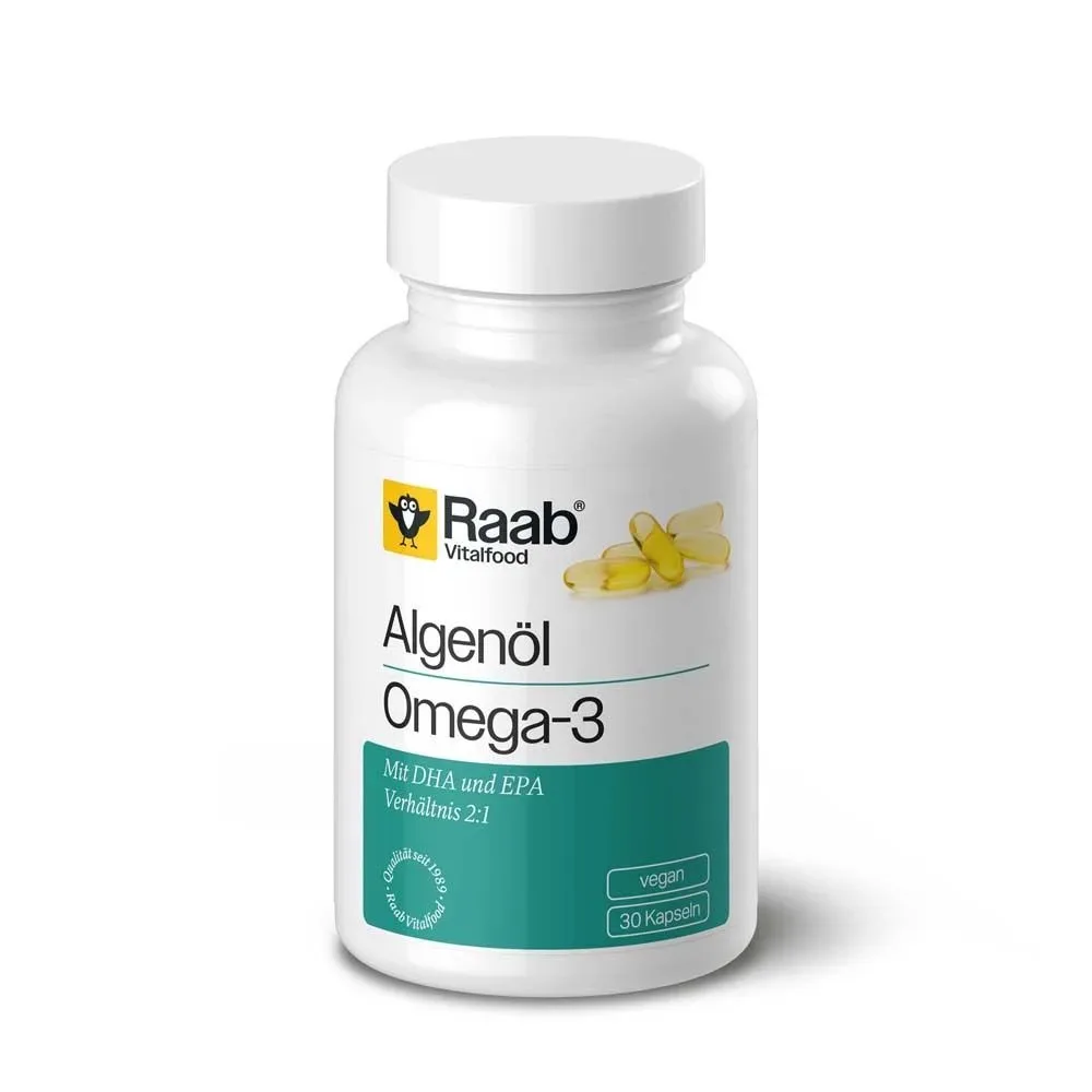 Raab Vitalfood® Omega-3 aus Algenöl Kapseln