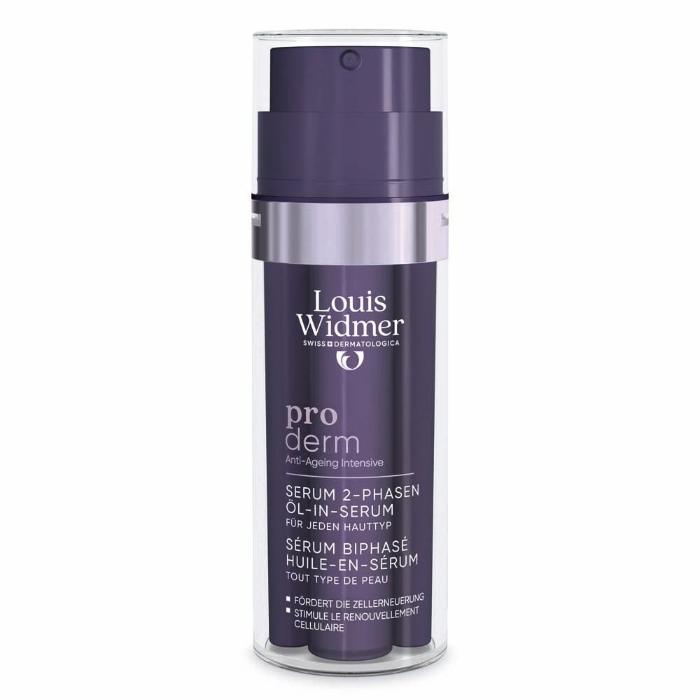 Louis Widmer - proderm Serum 2-Phasen Öl-in-Serum ohne Parfum, 35 ml