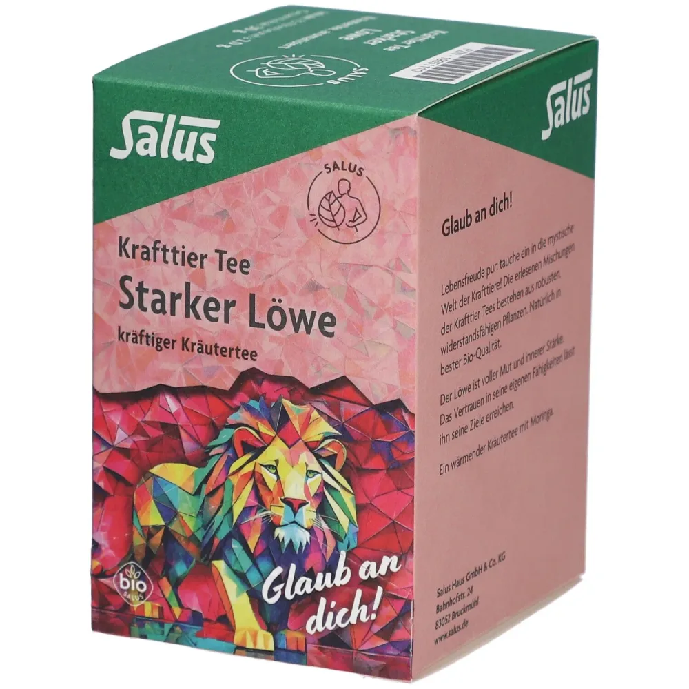 Salus Krafttier Tee Starker Löwe Bio Kräutertee - 15 Filterbeutel