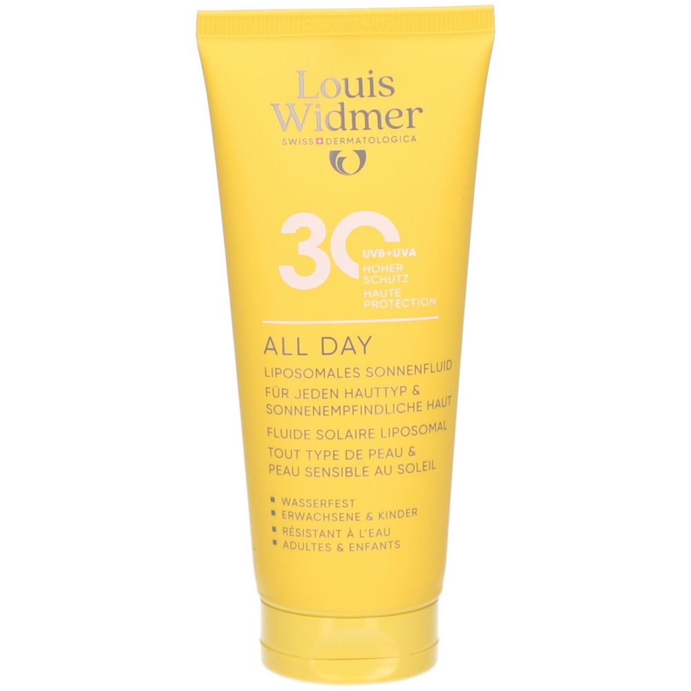 Louis Widmer All Day Sonnencreme LSF 30 unparfümiert (100ml)