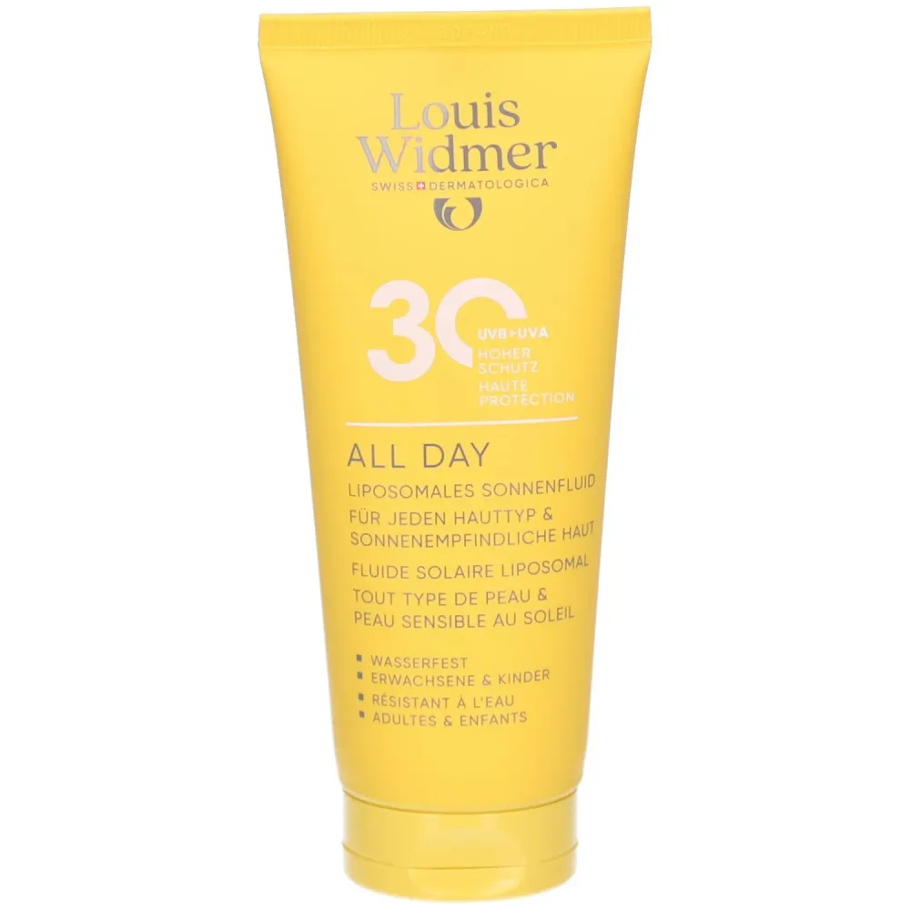 Louis Widmer All Day Sonnencreme LSF 30 unparfümiert (100ml)