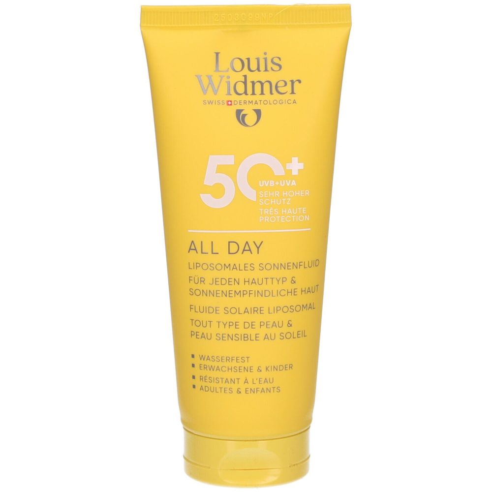Louis Widmer All Day Sonnencreme LSF 50+, unparfümiert (100ml)
