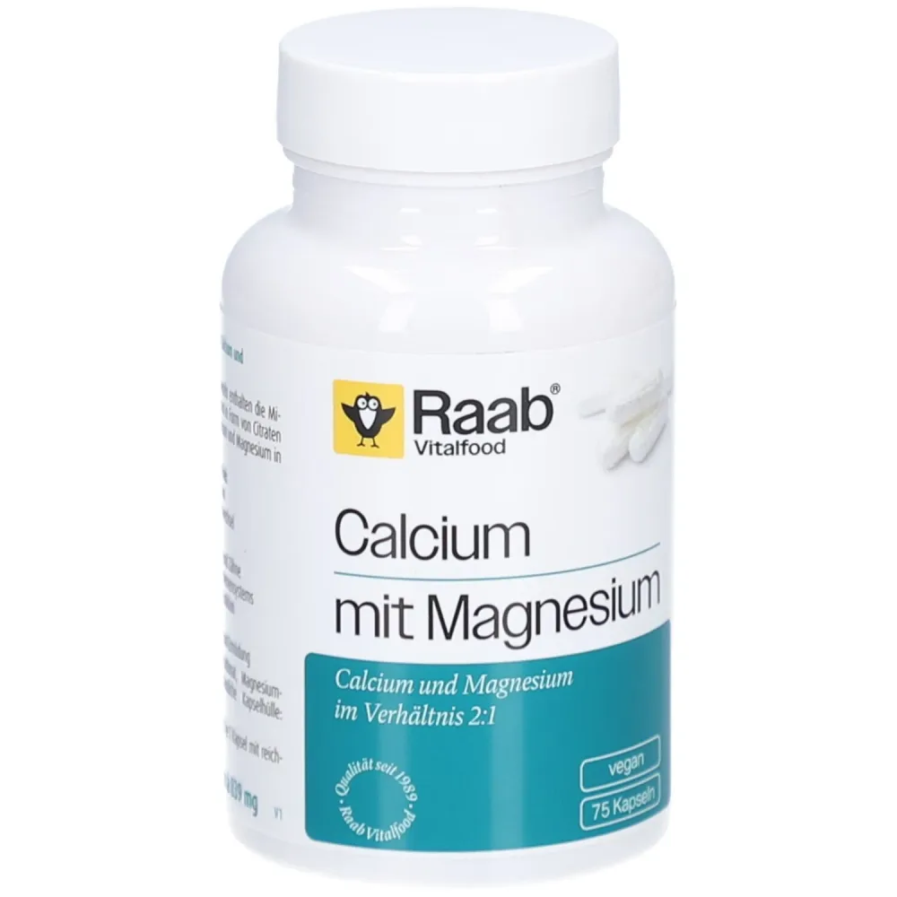 Raab Vitalfood Calcium mit Magnesium Kapseln