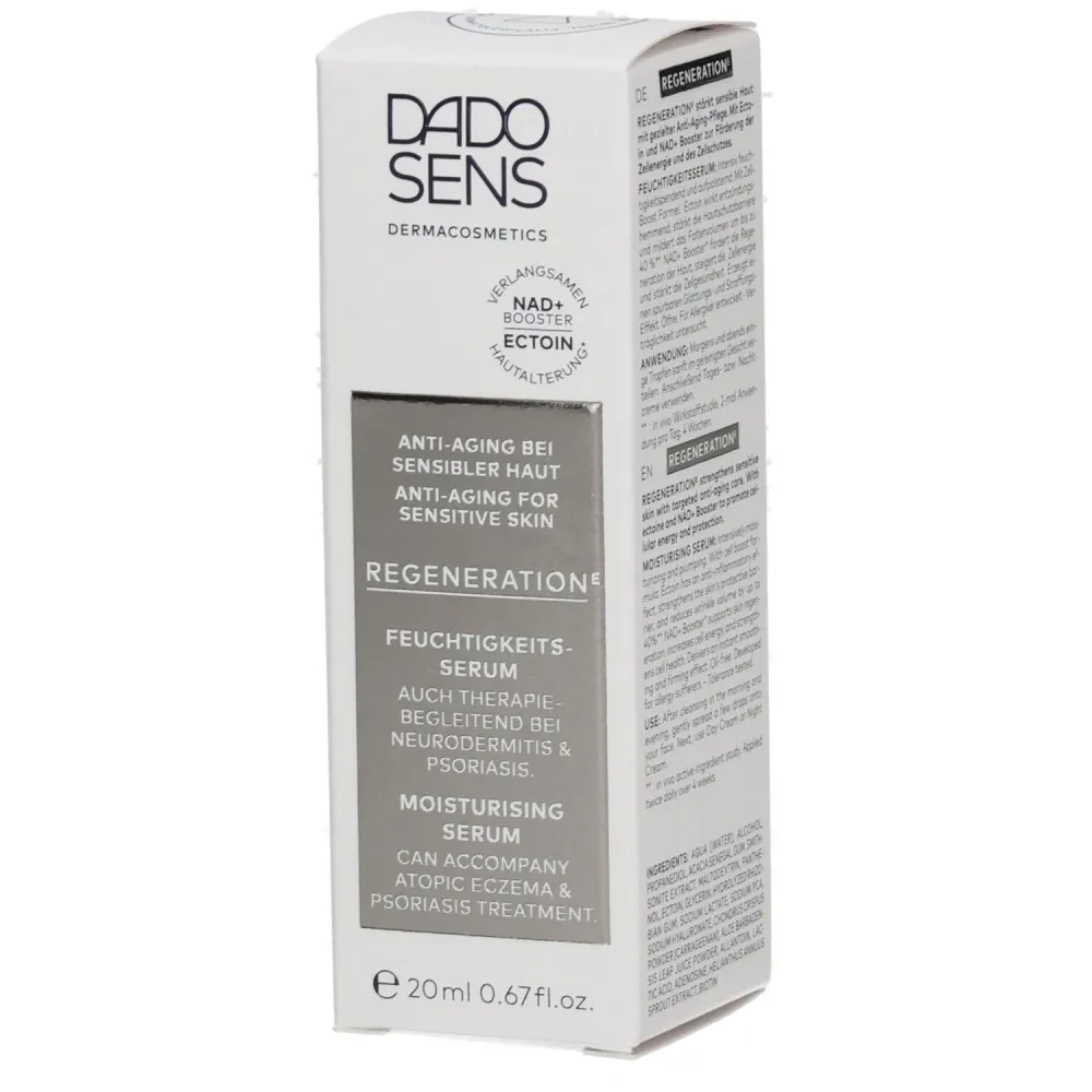 DADO SENS Dermacosmetics REGENERATION E Feuchtigkeitsserum 20 ml