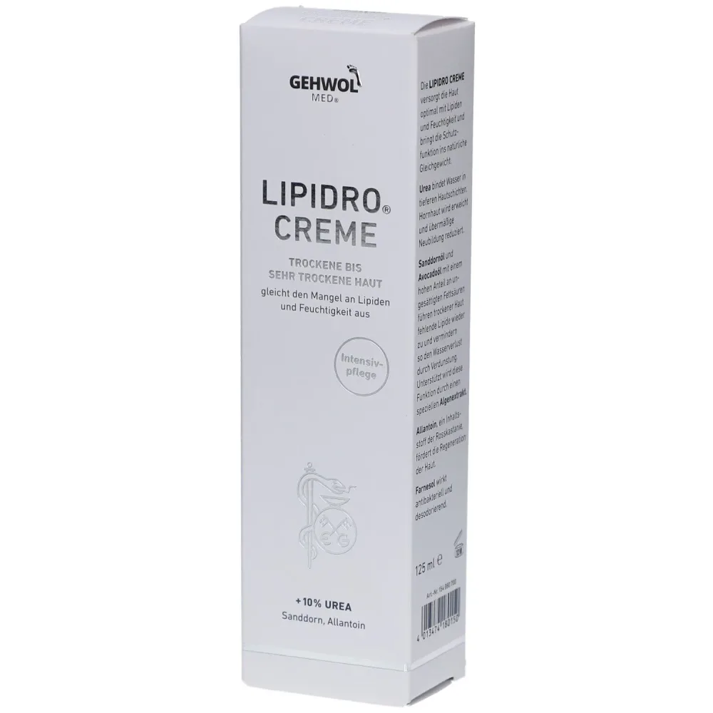 Gehwol med Lipidro Creme mit 10 % Urea 125 ml