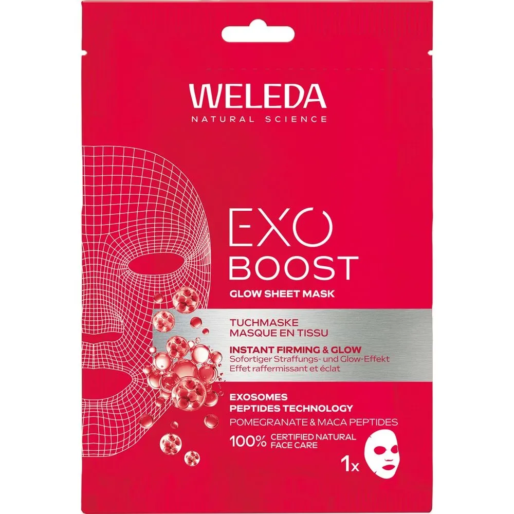 Weleda Exo Boost Firm & Lift Tuchmaske Granatapfel Btl 20 ml
