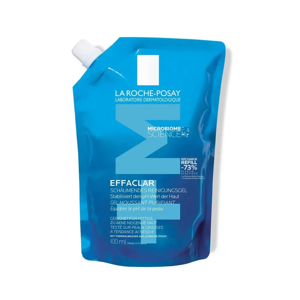 La Roche Posay - Effaclar Schäumendes Reinigungsgel Nachfüllpack/Refill, 400 ml