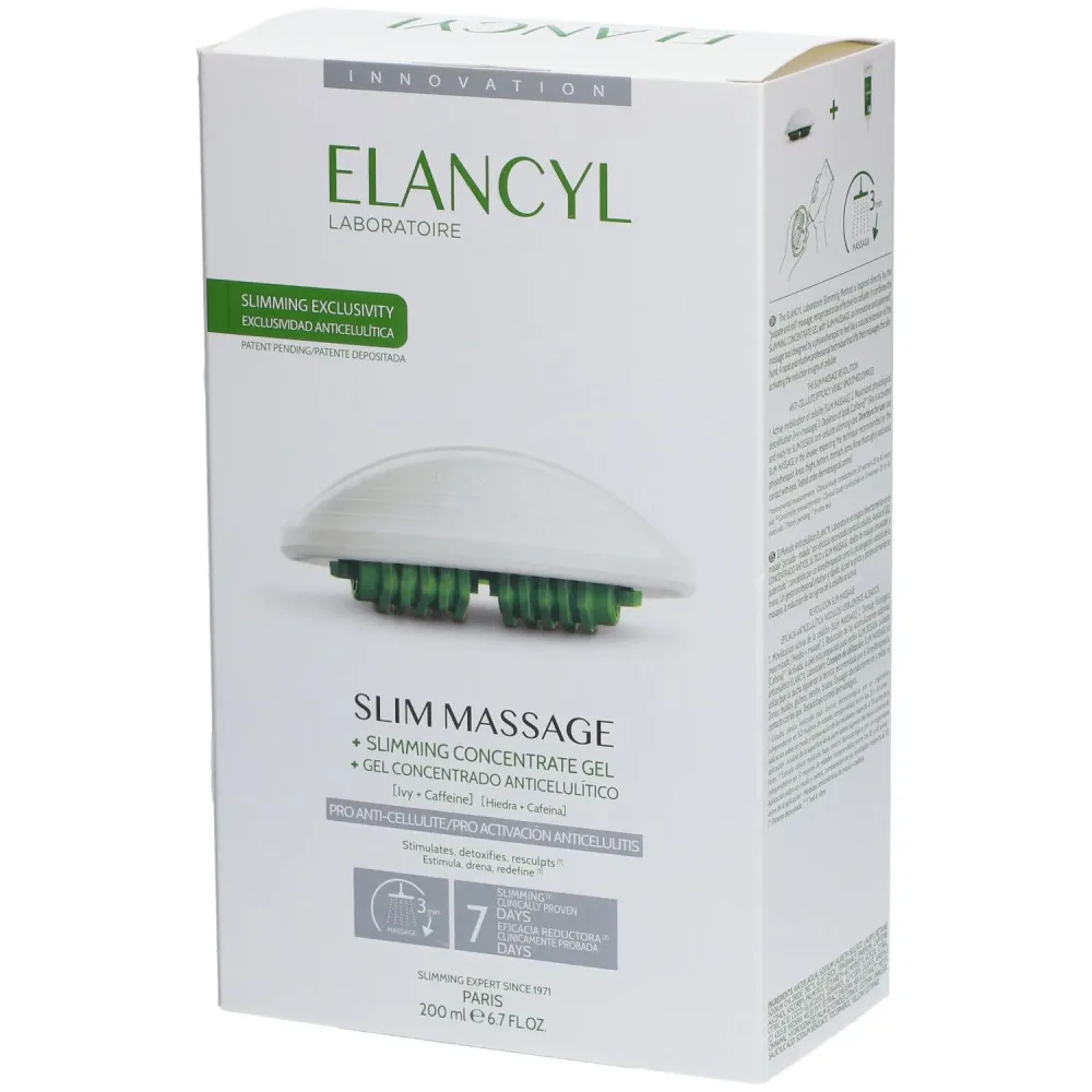 Elancyl Slim Massage Set Schlankheitskonzentrat Gel + Massagehandschuh