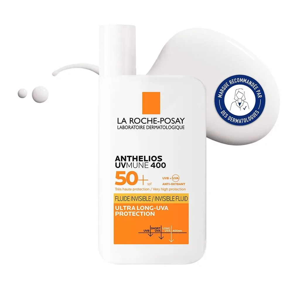 Anthelios Fluide Invisible Uvmune 400 Avec Parfum Spf50+ 50Ml