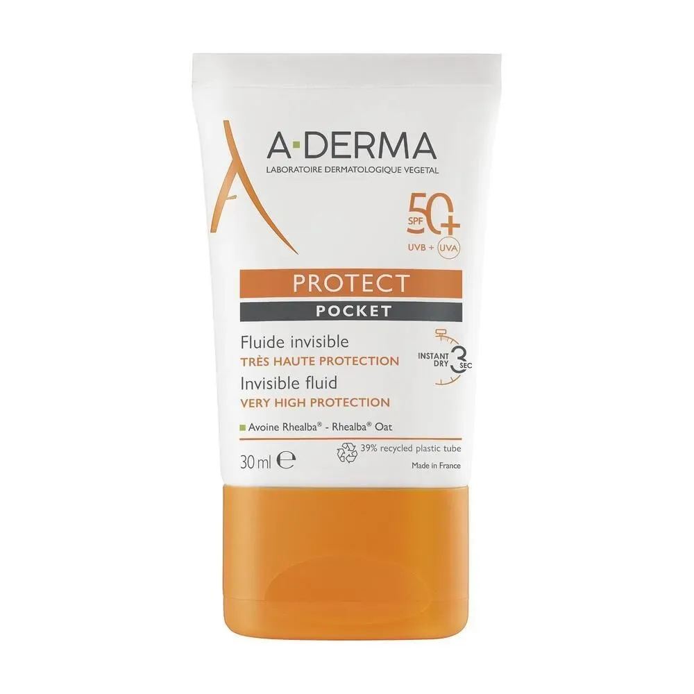 A-Derma Protect Invisible Sonnenschutzfluid LSF 50+