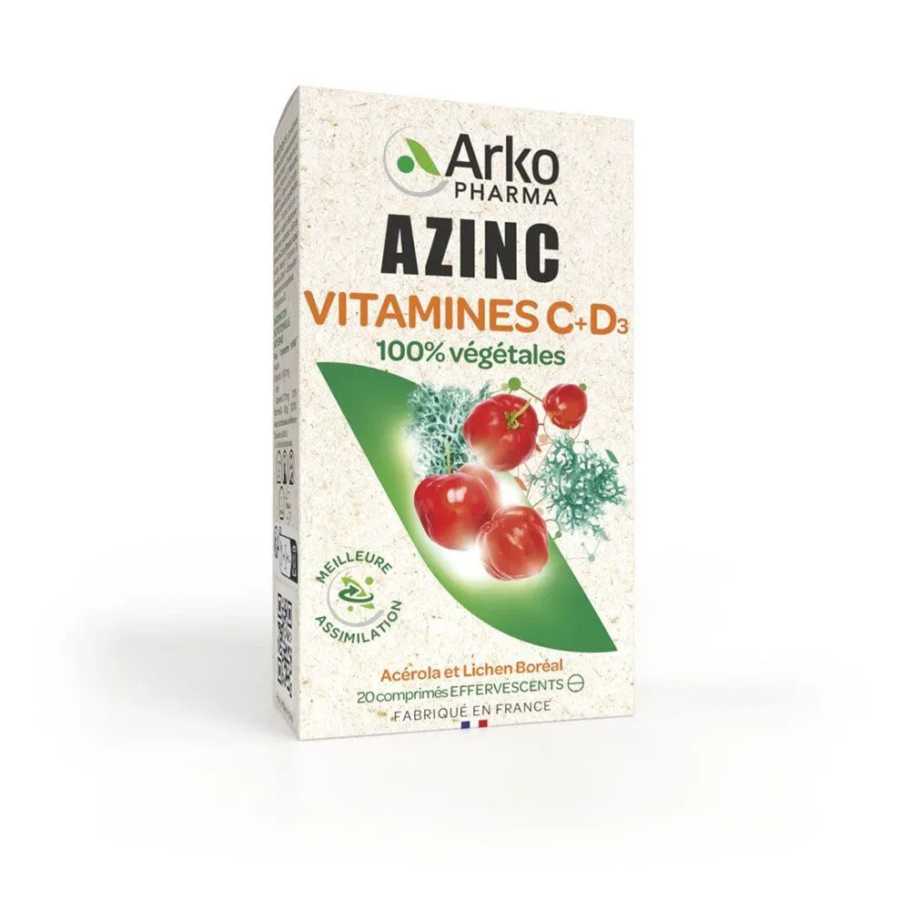 Arkopharma Azinc® Vitamin C + D 100% BIO