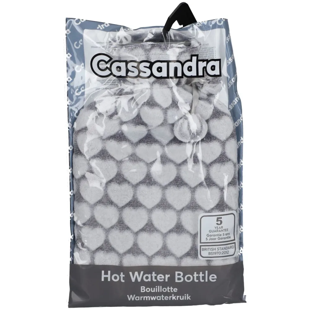 Cassandra Wärmflasche Super Soft Herz 1,8L