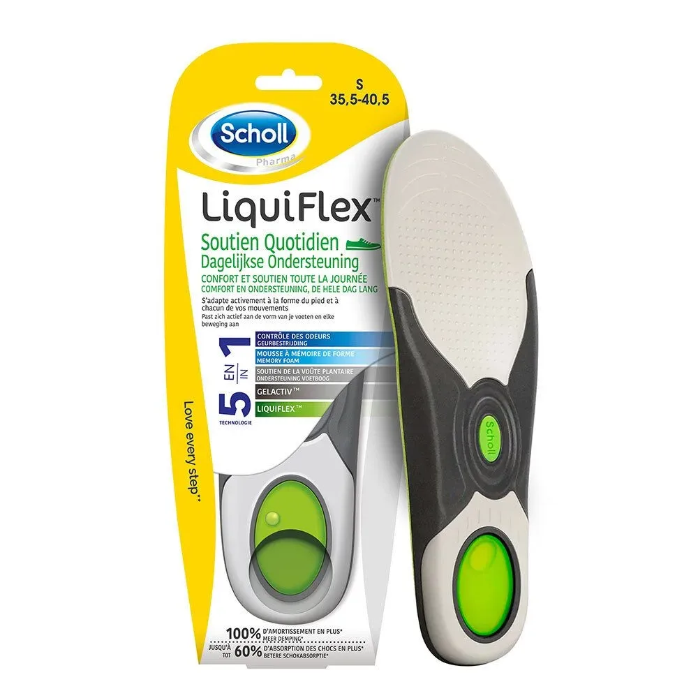 Scholl Einlegesohlen LiquiFlex? Alltagsunterstützung Herren T1 (35,5-40.5)