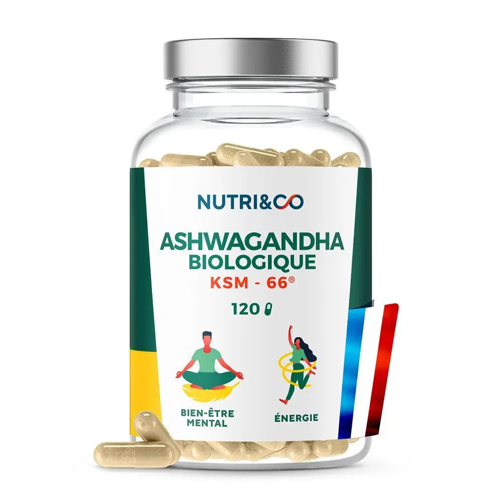 Nutri&Co Ashwagandha Biologisch Kapseln