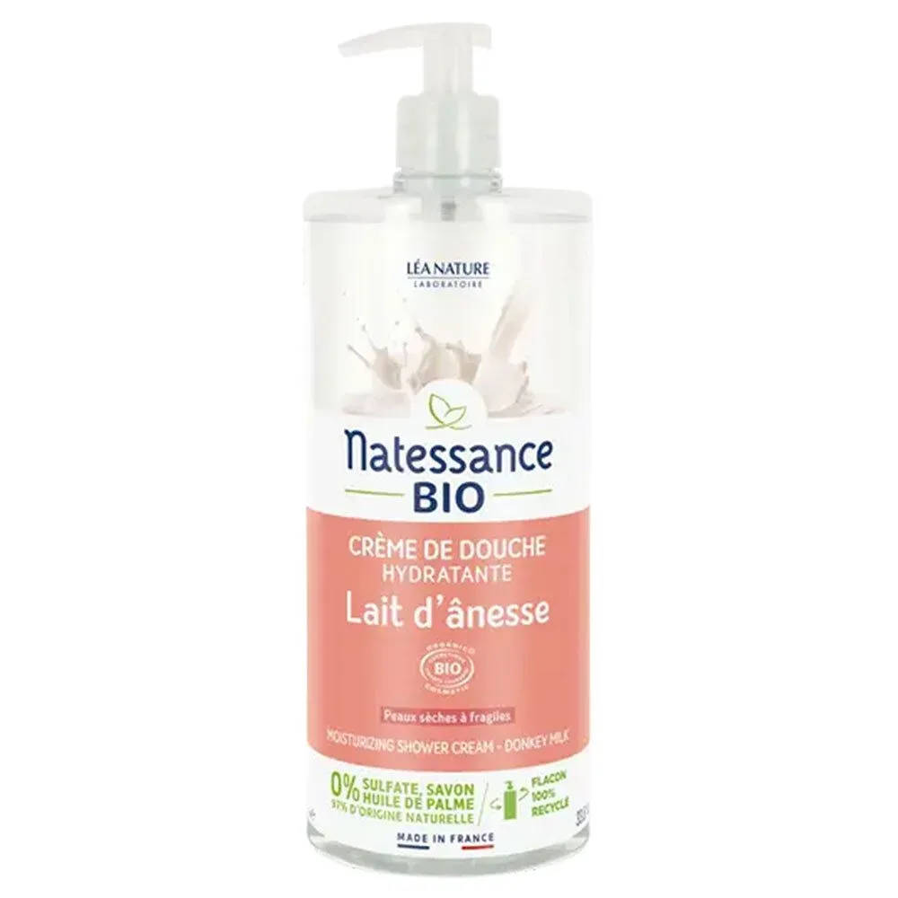 Natessance Bio Eselinnenmilch Duschcreme Trockene und empfindliche Haut