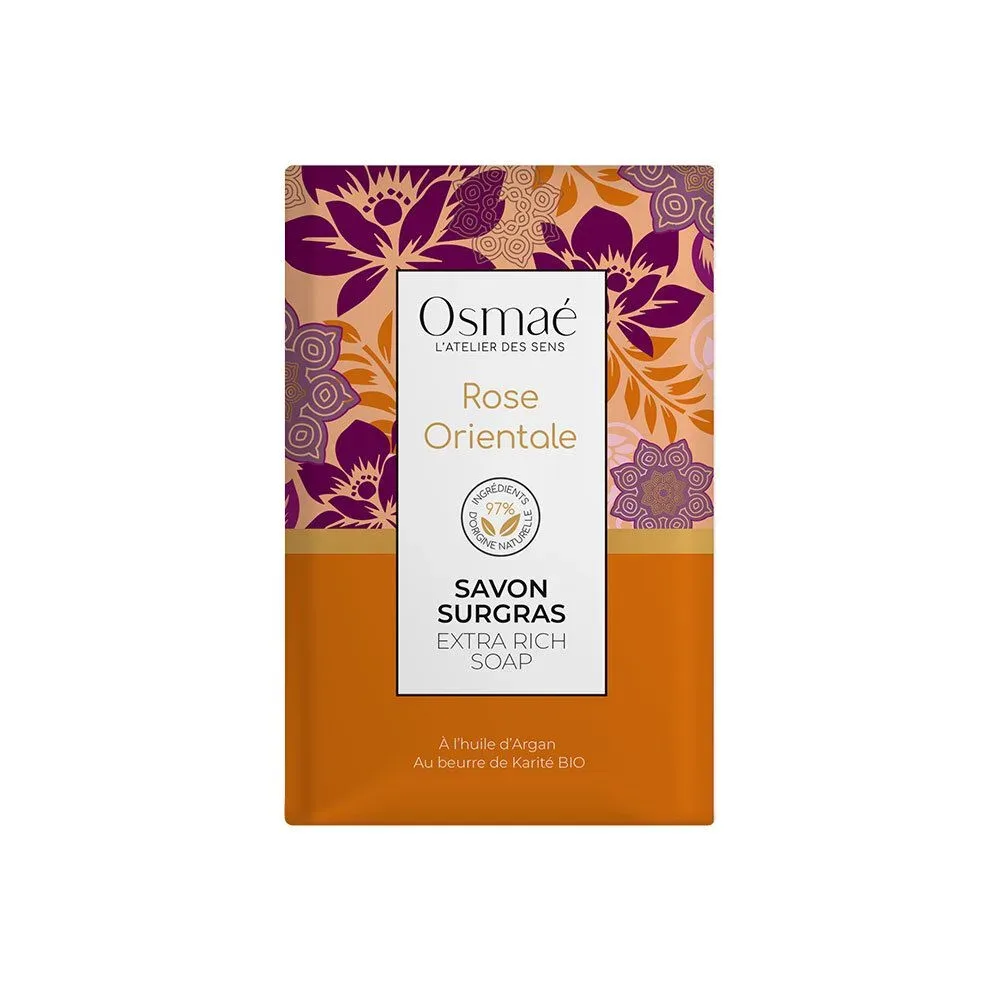 Osmae Savon surgras Rose orientale