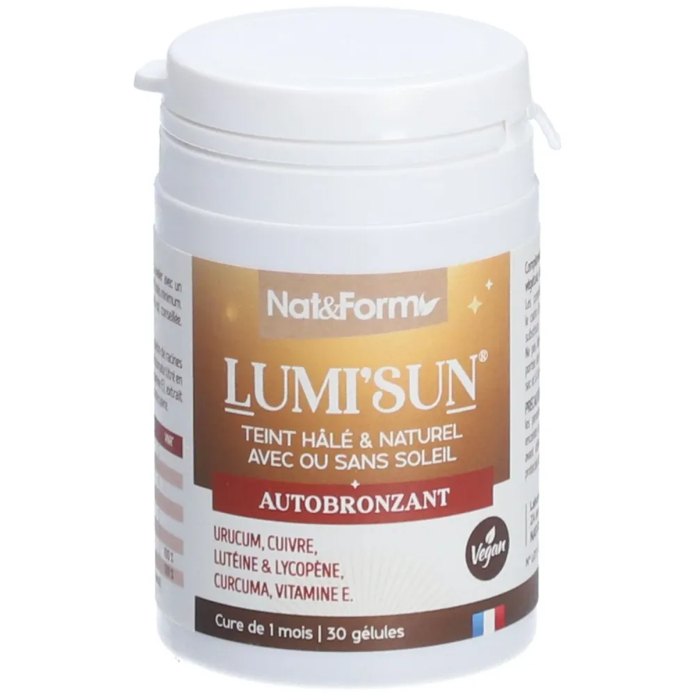 Nat&Form Lumi'Sun® Selbstbräuner in Kapseln