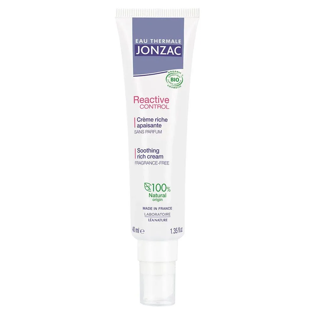 Jonzac REactive Reichhaltige Beruhigende Bio-Creme für trockene und intolerante Haut