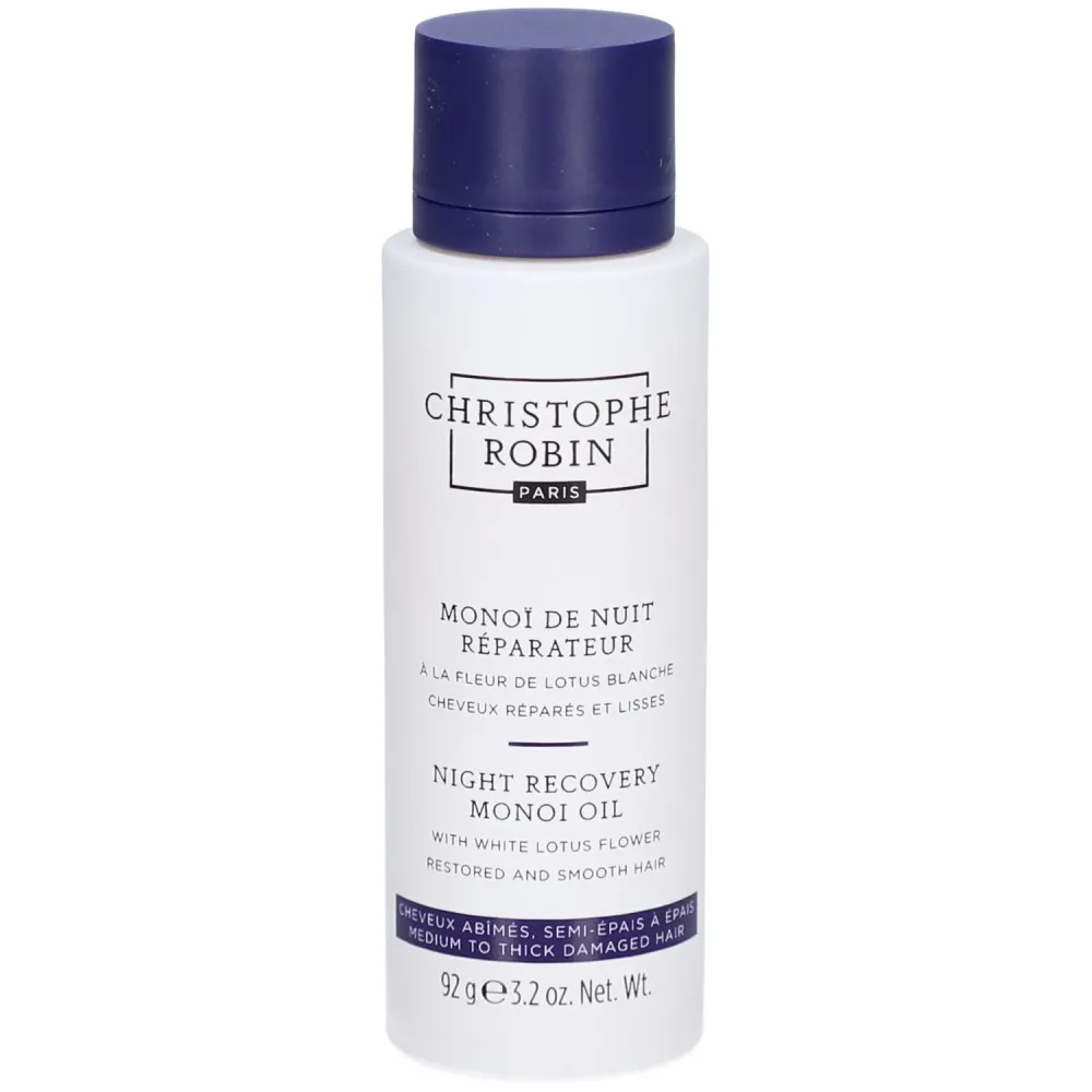 Christophe Robin - Repariendes Monoi-öl für die Nacht mit weisser Lotusblüte, 92G