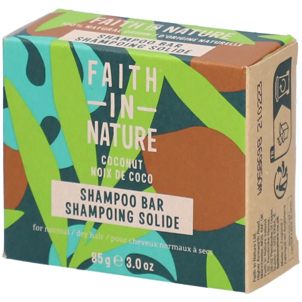 Faith in Nature Shampooing Solide Noix de Coco & Beurre de Karité